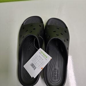 CROCS Kids Black Slide Sandals